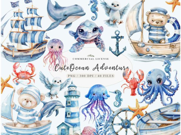 Download Bear Sailor Clipart, Nautical Clipart, - Nautical clipart Collection