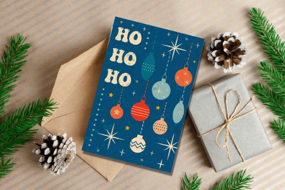 Download Vintage Christmas Greeting Card - Premium Resources