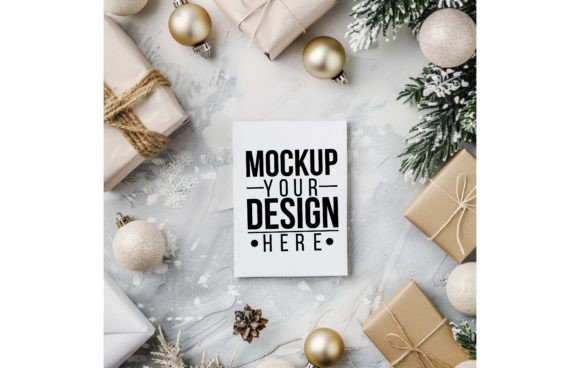 Download Christmas Greeting Card Mockup 17 - Christmas greeting card Collection