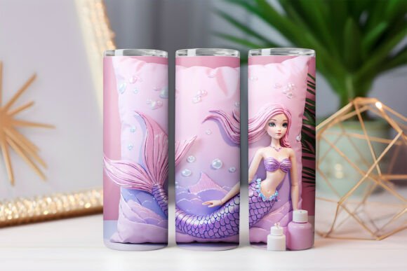Download Pink Mermaid Sublimation Tumbler - Mermaid sublimation Collection
